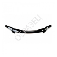 Дефлектор капота (VAD AcrylAuto) CHEVROLET Lacetti хэтчбек 2004-2013 (Евро-крепеж) / DAEWOO Gentra