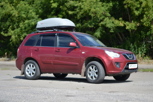 Автомобильный бокс "Turino Compact" с двусторонним открытием