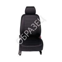 Авточехлы ЭкоКожа (SEINTEX) AUDI A4 Цвет: черный 2002-2007