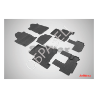 Ковры салона резиновые 3D-борт (SEINTEX) AUDI A4 (B9)