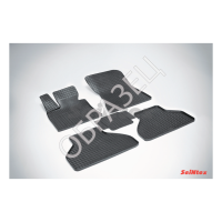 Ковры салона резиновые "сетка" (SEINTEX) BMW 7 Ser F-02 2008-2015