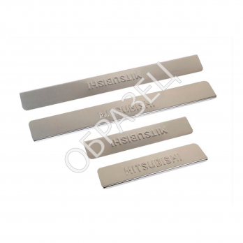 Накладки порогов хром (VAD AcrylAuto) FORD Focus 2 2004-2011